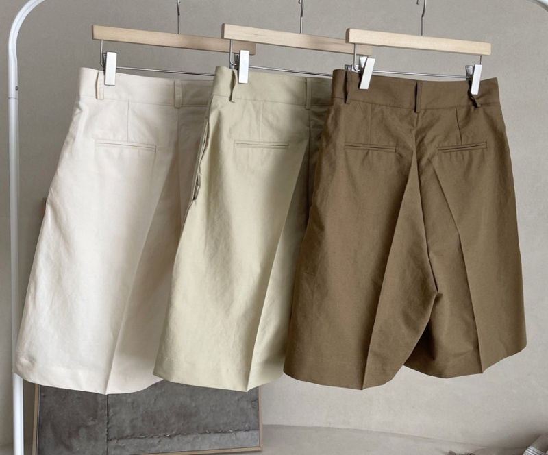 AFTERGLOW - Korean Women Fashion - #Kfashion - Page Linen Short Pants - 2