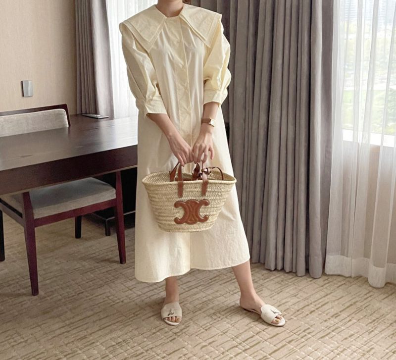 AFTERGLOW - Korean Women Fashion - #Kfashion - Sailor Collar One-piece - 4