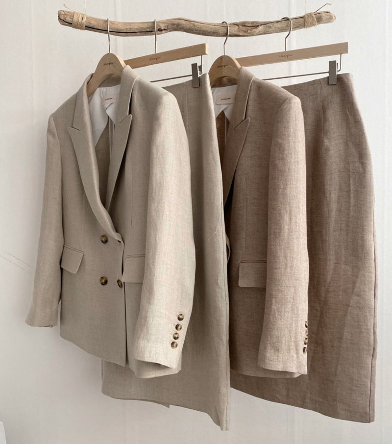 AFTERGLOW - Korean Women Fashion - #Kfashion - Dear Linen Jacket - 4