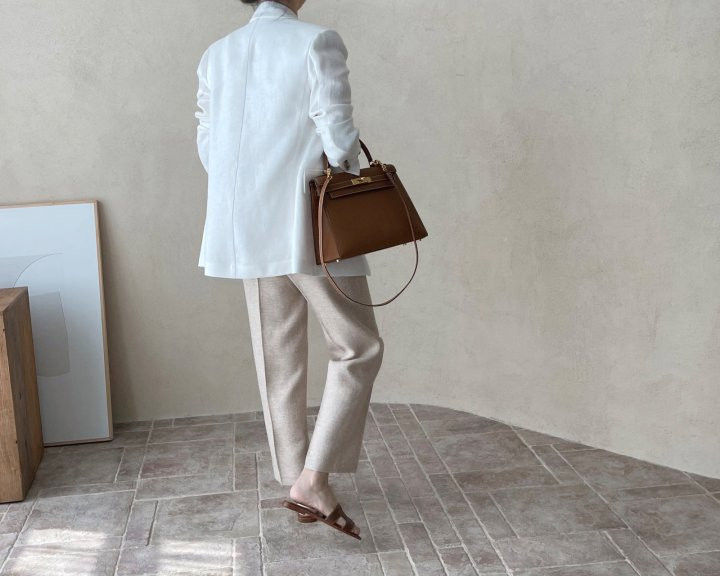 AFTERGLOW - Korean Women Fashion - #Kfashion - Dear Linen Jacket - 7