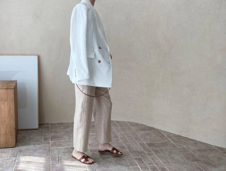 AFTERGLOW - Korean Women Fashion - #Kfashion - Dear Linen Jacket - 9