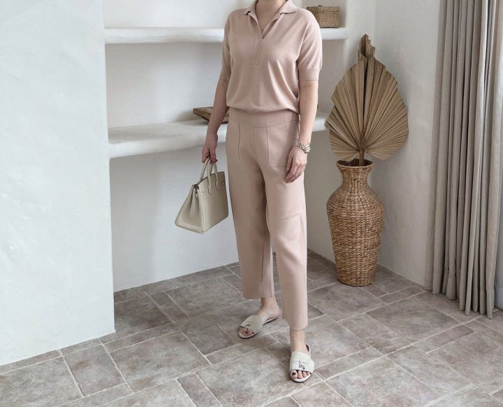 AFTERGLOW - Korean Women Fashion - #Kfashion - Slit Knit Pants - 5