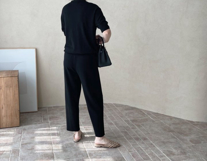 AFTERGLOW - Korean Women Fashion - #Kfashion - Slit Knit Pants - 9