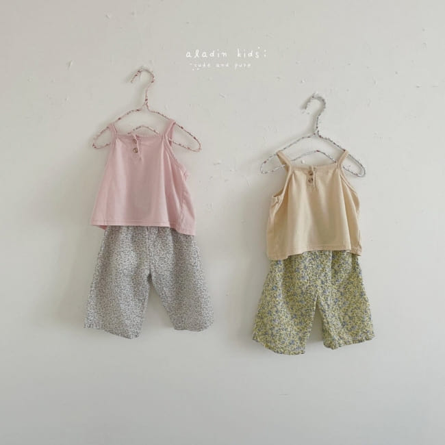 ALADIN - Korean Children Fashion - #Kfashion4kids - Butter Pink Top Bottom Set - 10