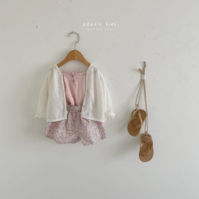 ALADIN - Korean Children Fashion - #Kfashion4kids - Butter Pink Top Bottom Set - 7