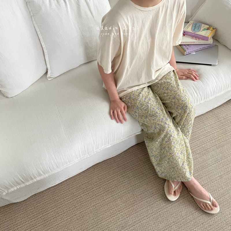 ALADIN - Korean Children Fashion - #Kfashion4kids - Mom Flower Wide Pants with Mom - 2