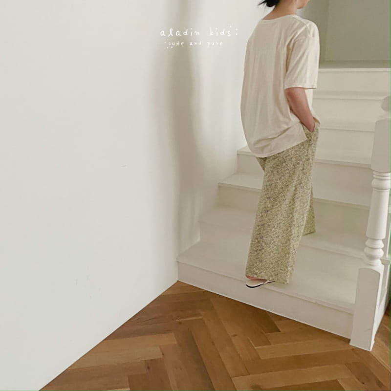 ALADIN - Korean Children Fashion - #Kfashion4kids - Mom Flower Wide Pants with Mom - 7
