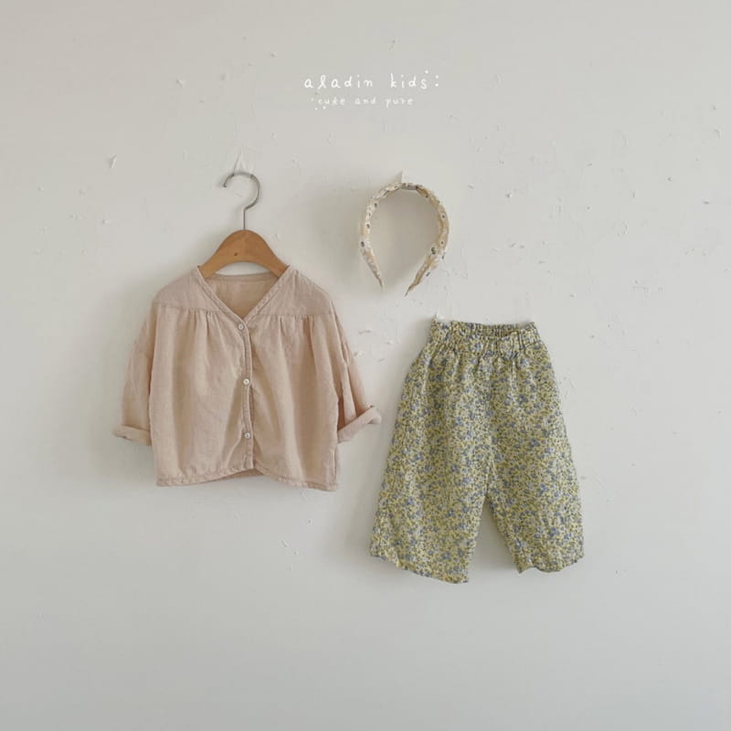 ALADIN - Korean Children Fashion - #Kfashion4kids - Flower Wide Pants