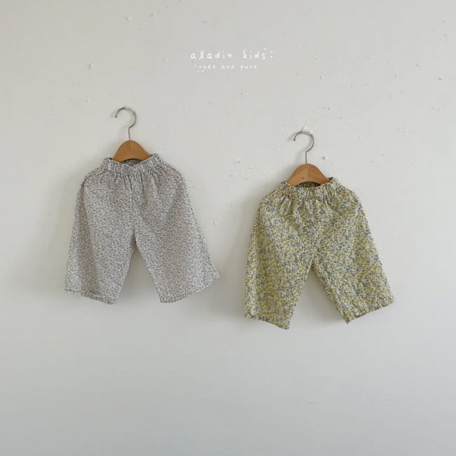 ALADIN - Korean Children Fashion - #Kfashion4kids - Flower Wide Pants - 2