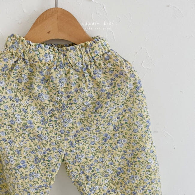 ALADIN - Korean Children Fashion - #Kfashion4kids - Flower Wide Pants - 3