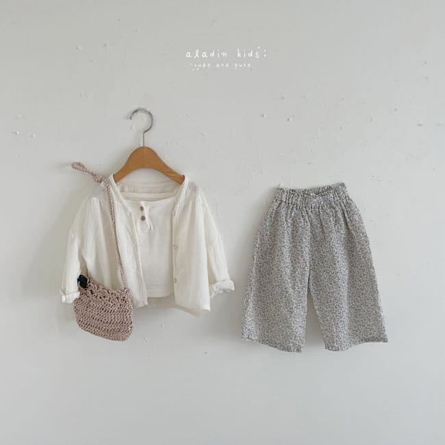 ALADIN - Korean Children Fashion - #Kfashion4kids - Flower Wide Pants - 5