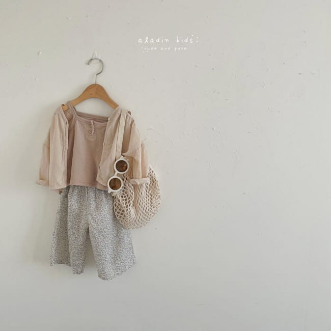 ALADIN - Korean Children Fashion - #Kfashion4kids - Flower Wide Pants - 6
