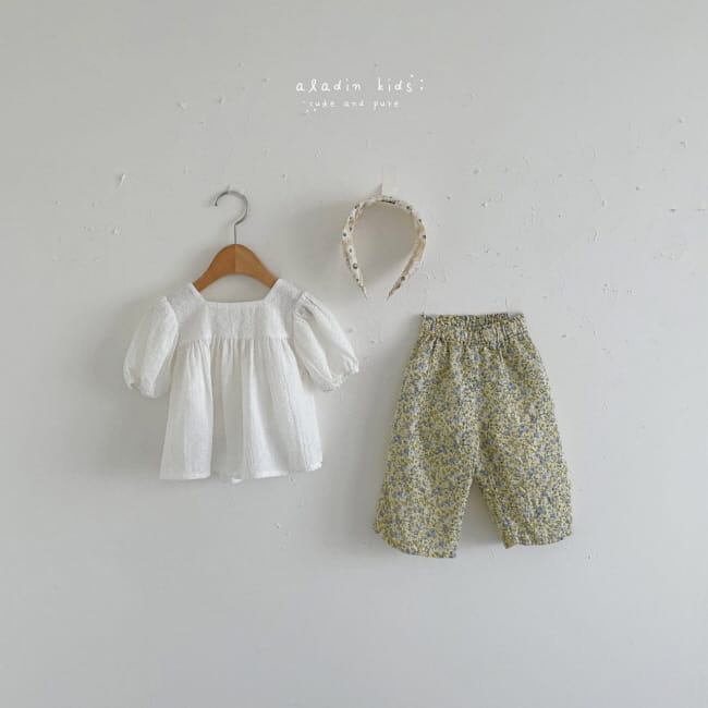 ALADIN - Korean Children Fashion - #Kfashion4kids - Flower Wide Pants - 9