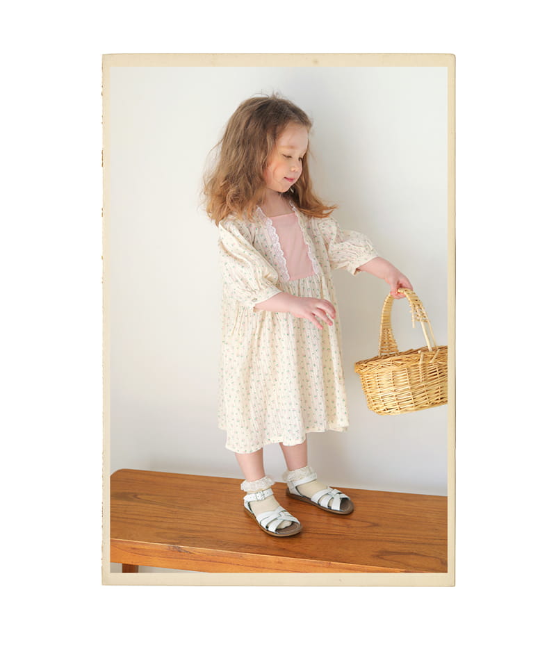 AMBER - Korean Children Fashion - #Kfashion4kids - Rose One-piece