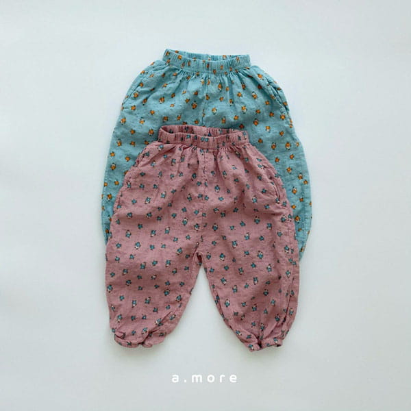 AMORE - Korean Children Fashion - #Kfashion4kids - Floral Pants