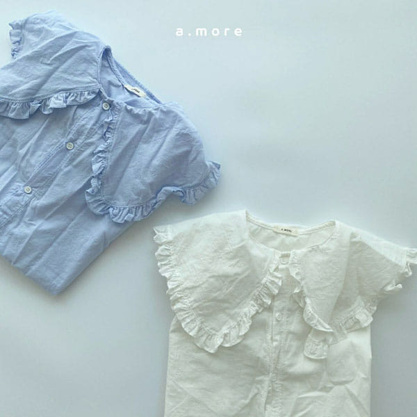 AMORE - Korean Children Fashion - #Kfashion4kids - Frill Blouse 