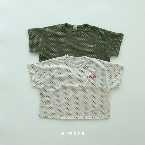 AMORE - Korean Children Fashion - #Kfashion4kids - Dot Tee