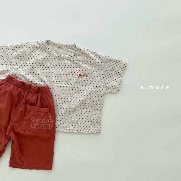 AMORE - Korean Children Fashion - #Kfashion4kids - Dot Tee - 2