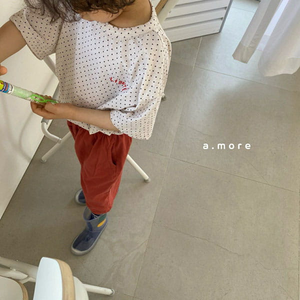 AMORE - Korean Children Fashion - #Kfashion4kids - Dot Tee - 6