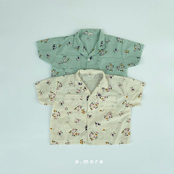 AMORE - Korean Children Fashion - #Kfashion4kids - Flower Shirt - 3