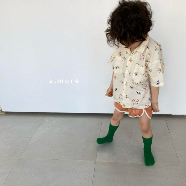 AMORE - Korean Children Fashion - #Kfashion4kids - Flower Shirt - 4