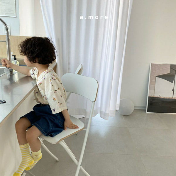 AMORE - Korean Children Fashion - #Kfashion4kids - Flower Shirt - 7