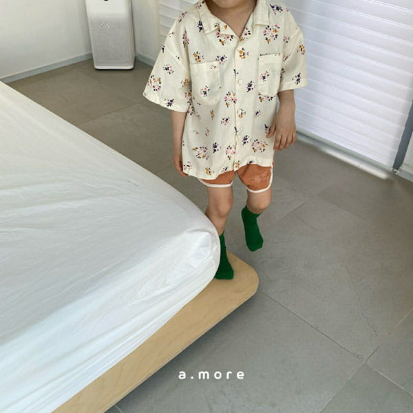 AMORE - Korean Children Fashion - #Kfashion4kids - Flower Shirt - 9