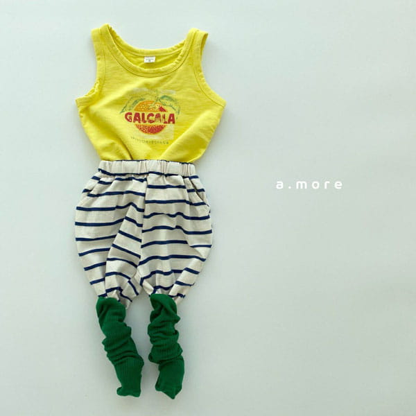 AMORE - Korean Children Fashion - #Kfashion4kids - Orange Sleeveless - 2