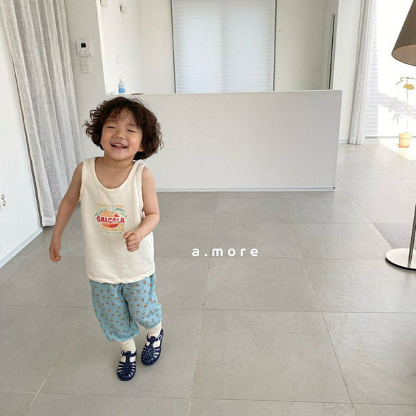 AMORE - Korean Children Fashion - #Kfashion4kids - Orange Sleeveless - 4
