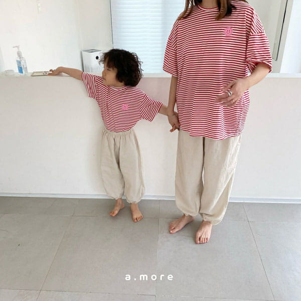 AMORE - Korean Children Fashion - #Kfashion4kids - Mom Mini Smile Tee - 7