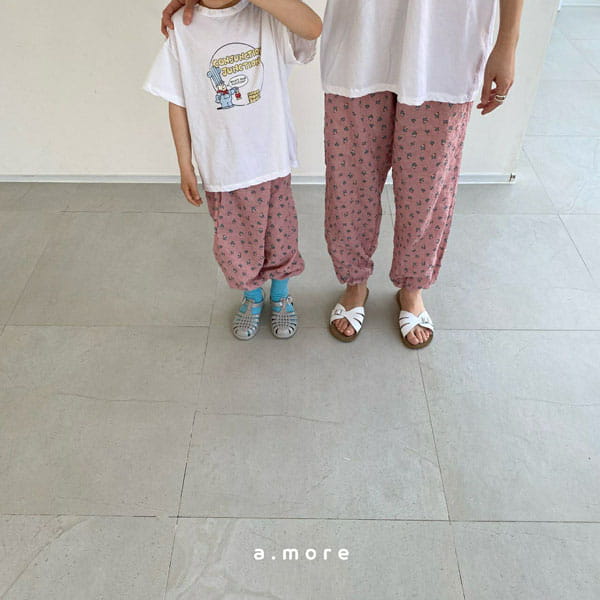 AMORE - Korean Children Fashion - #Kfashion4kids - Mom Floral Pants - 9