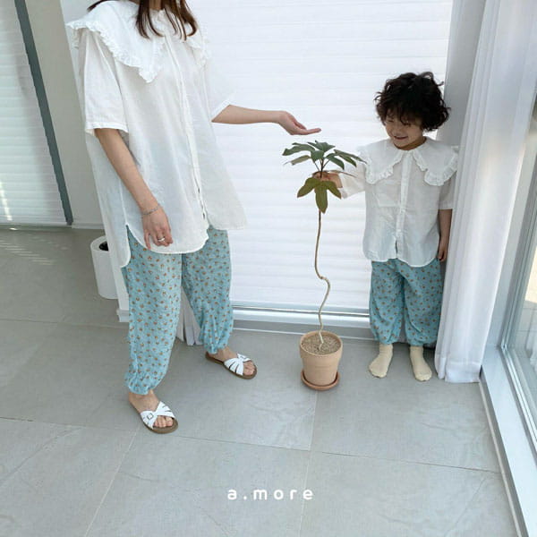AMORE - Korean Children Fashion - #Kfashion4kids - Mom Frill Blouse - 4