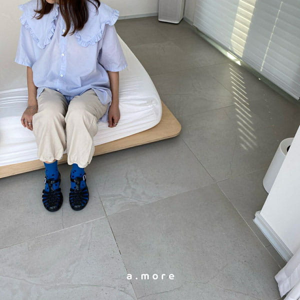 AMORE - Korean Children Fashion - #Kfashion4kids - Mom Frill Blouse - 5