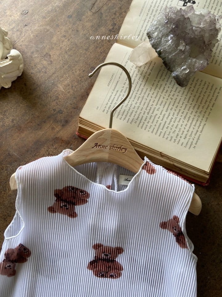 ANNE SHIRLEY - Korean Children Fashion - #Kfashion4kids - Pleats Bear Bodysuit - 4