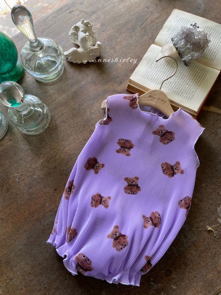 ANNE SHIRLEY - Korean Children Fashion - #Kfashion4kids - Pleats Bear Bodysuit - 9