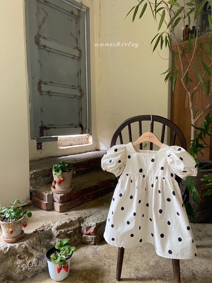 ANNE SHIRLEY - Korean Children Fashion - #Kfashion4kids - Dots One-piece - 6