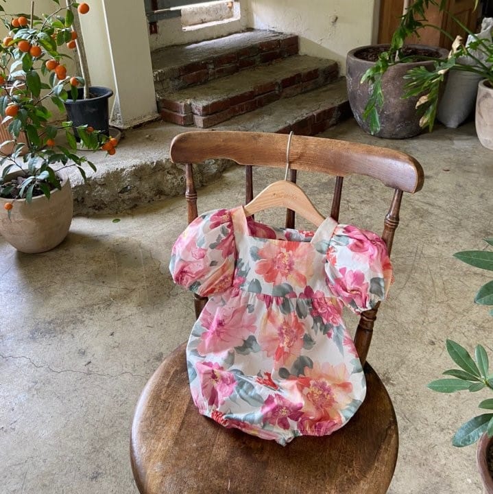 ANNE SHIRLEY - Korean Children Fashion - #Kfashion4kids - Diana Flower Bodysuit