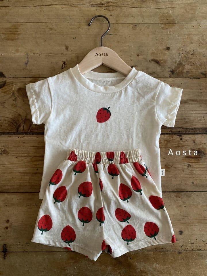 AOSTA - Korean Children Fashion - #Kfashion4kids - Starwberry Bear Shorts with Mom - 7