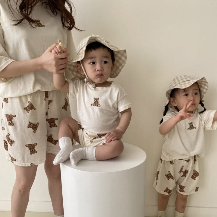 AOSTA - Korean Children Fashion - #Kfashion4kids - Bear Tee with Mom