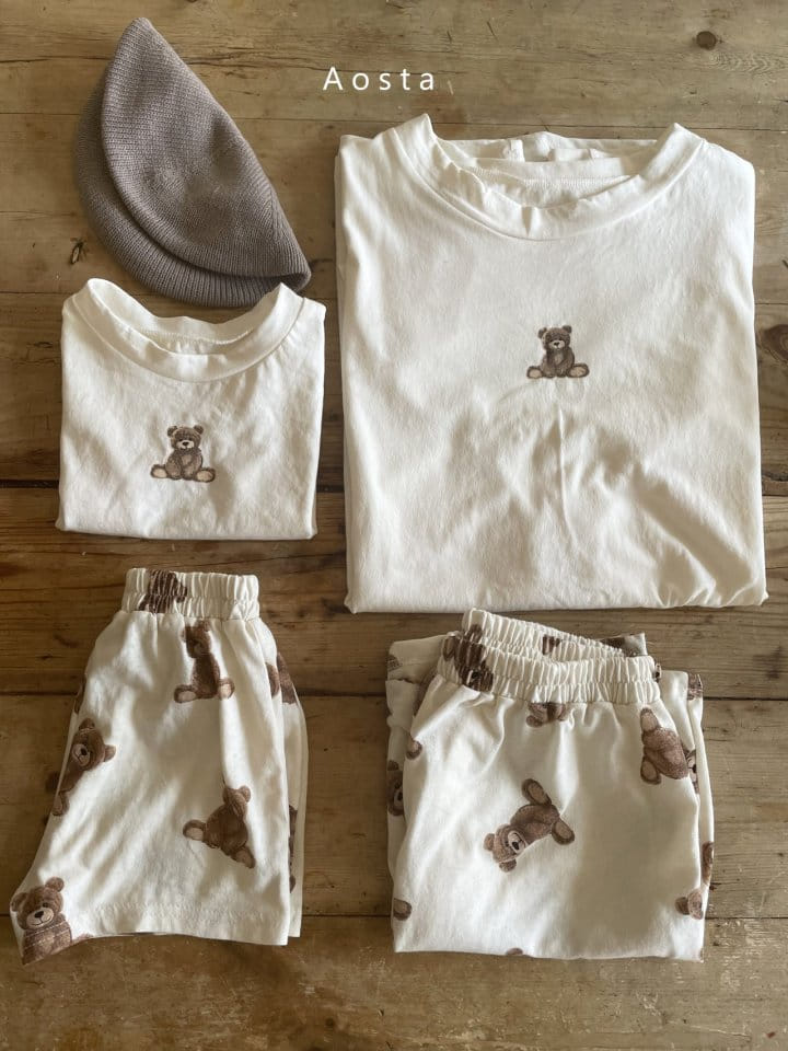 AOSTA - Korean Children Fashion - #Kfashion4kids - Bear Tee with Mom - 10