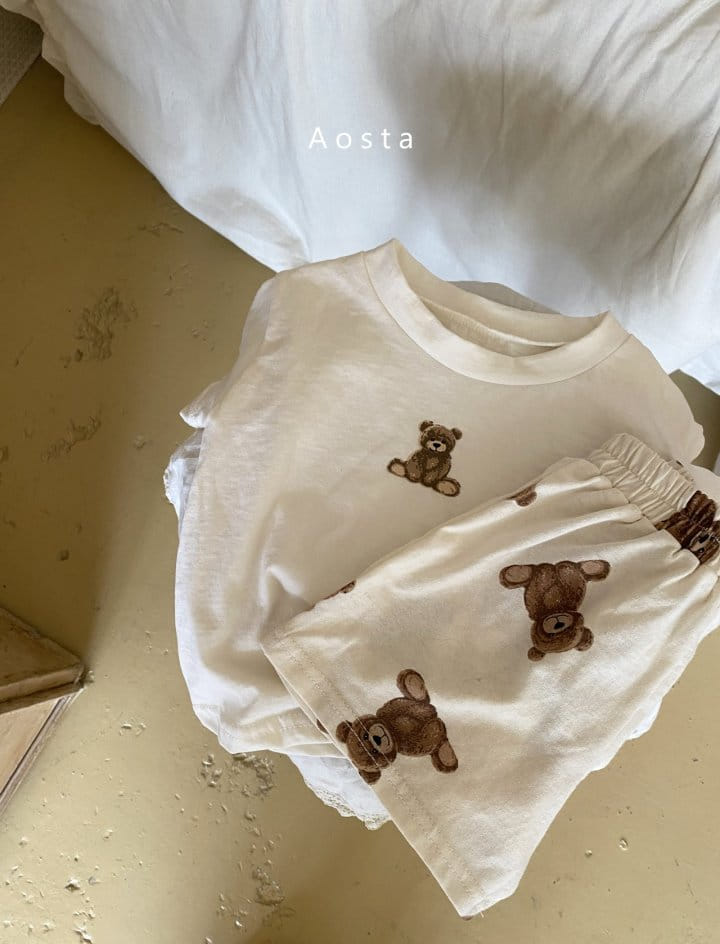 AOSTA - Korean Children Fashion - #Kfashion4kids - Bear Tee with Mom - 5