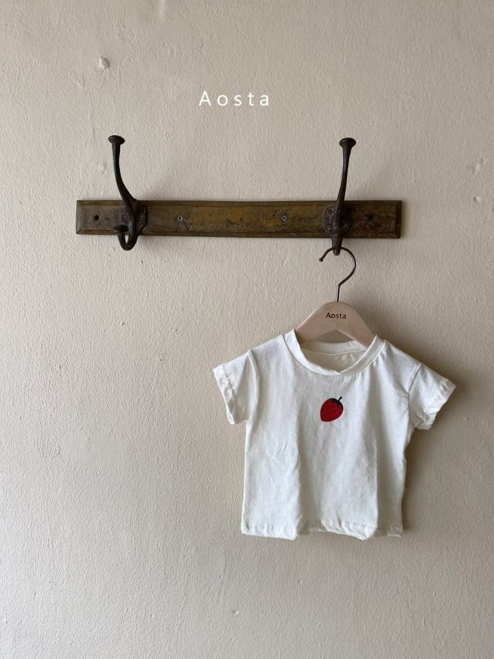AOSTA - Korean Children Fashion - #Kfashion4kids - Strawberry Tee with Mom - 12
