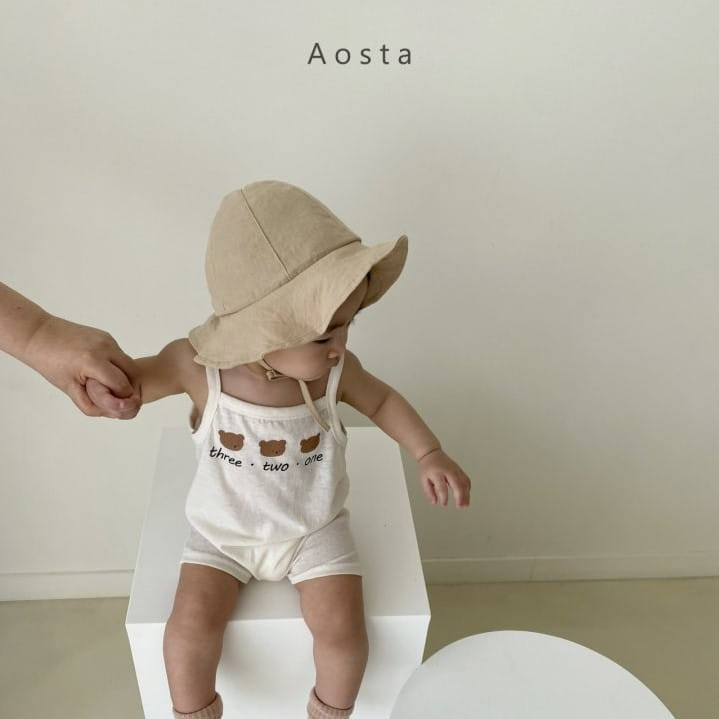 AOSTA - Korean Children Fashion - #Kfashion4kids - The Three Bears Bodysuit