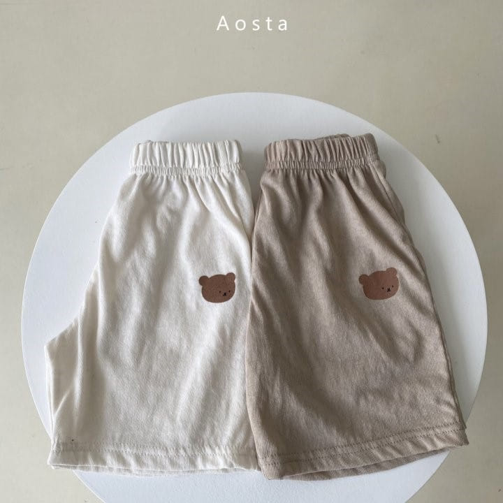 AOSTA - Korean Children Fashion - #Kfashion4kids - Bear Shorts