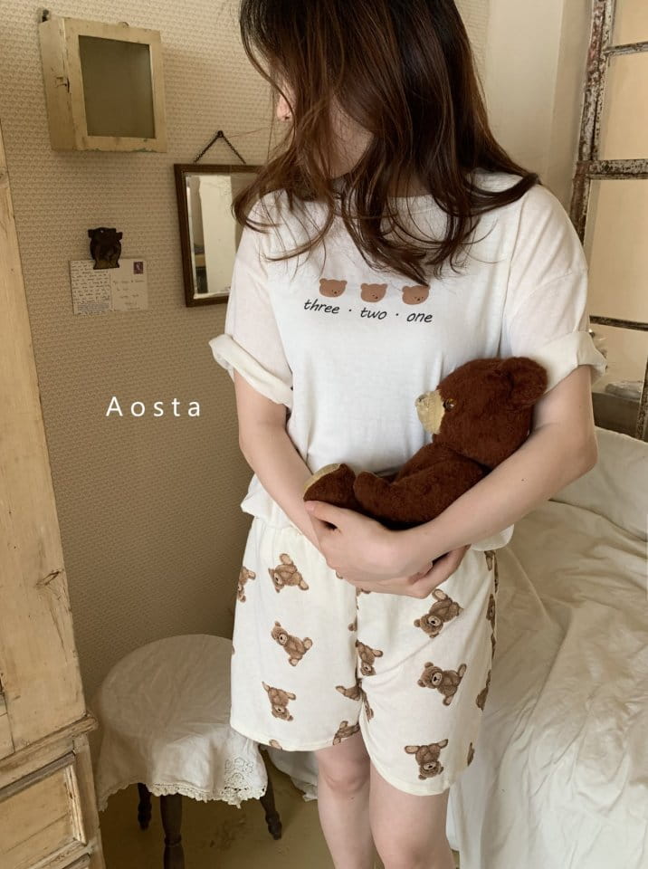 AOSTA - Korean Children Fashion - #Kfashion4kids - The Three Bears Tee with Mom - 10