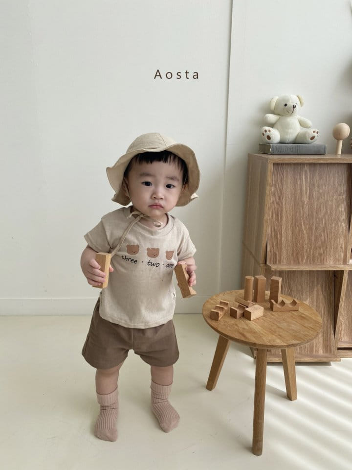 AOSTA - Korean Children Fashion - #Kfashion4kids - The Three Bears Tee with Mom - 3