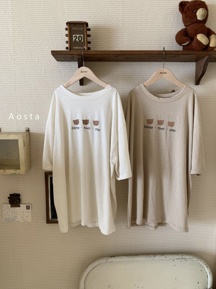 AOSTA - Korean Children Fashion - #Kfashion4kids - The Three Bears Tee with Mom - 9