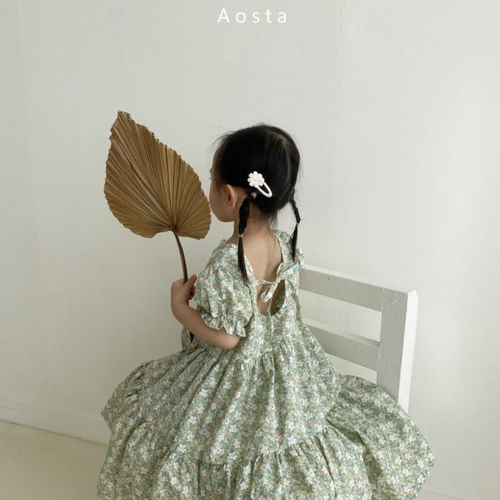 AOSTA - Korean Children Fashion - #Kfashion4kids - Garden Lunch One-piece
