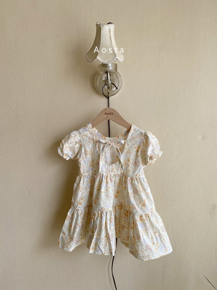 AOSTA - Korean Children Fashion - #Kfashion4kids - Garden Lunch One-piece - 4