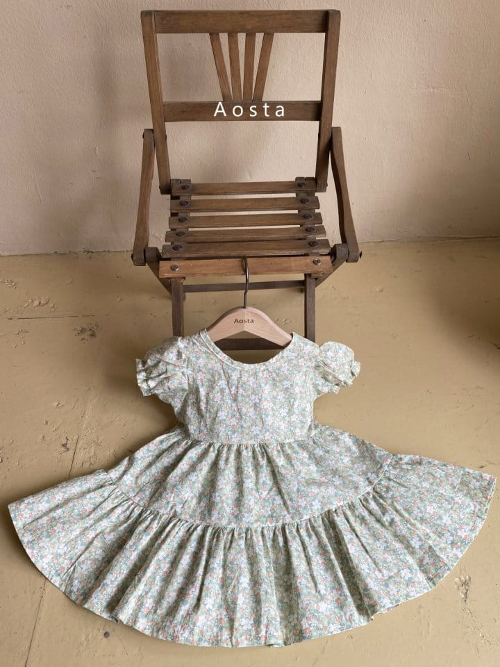 AOSTA - Korean Children Fashion - #Kfashion4kids - Garden Lunch One-piece - 6